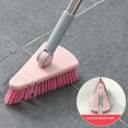 thumbnail image 1 of SSZMDLB under $5 Extendable Cleaning Brush, Extendable Cleaning Brush, Long Handle Scrub Brush for Tile and Grout, Rotatable Floor Brush for Bathroom, Pool Cleaning Brush with Detachable Head, 1 of 3