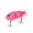 B, variant on Mini Glide Swimbait with Internal Rattles and Treble Hooks for Freshwater and Saltwater Fishing Rose Red
