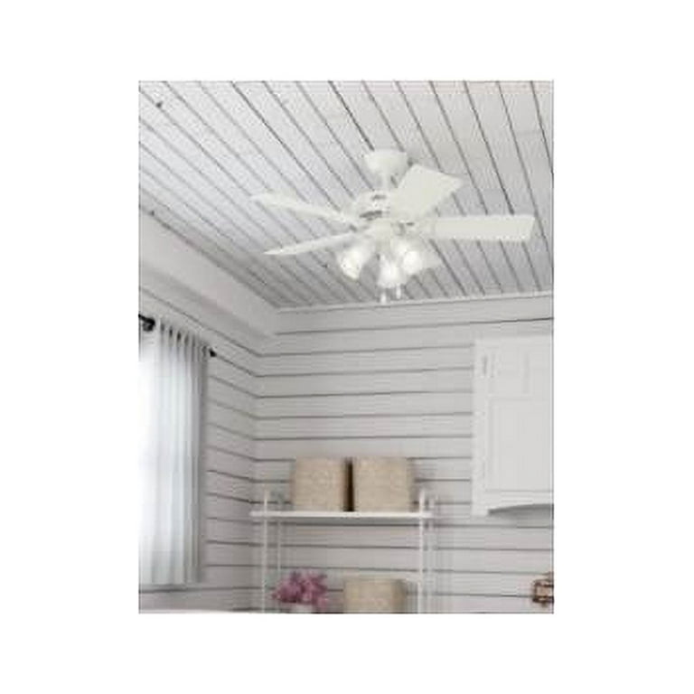 Hunter Summer Breeze White Ceiling Fan | Shelly Lighting