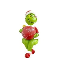 Christmas Cute Cartoon Stocking Holder Ornament, Funny Christmas Party Home Decorations For Mantel, Window And Tabletop