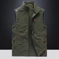 thumbnail image 2 of Vest Men's Spring Fleece Sleeveless Fleece Vest Outdoor Fleece Vest, 2 of 5