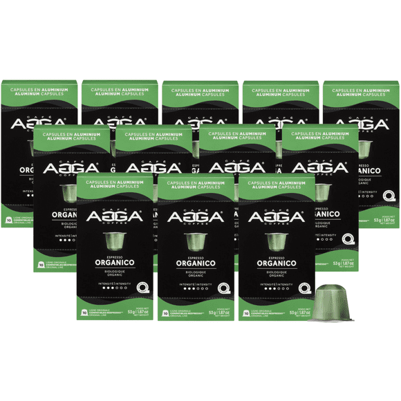 CAFÉ AGGA - Organico 120 Capsules de CAFÉ
