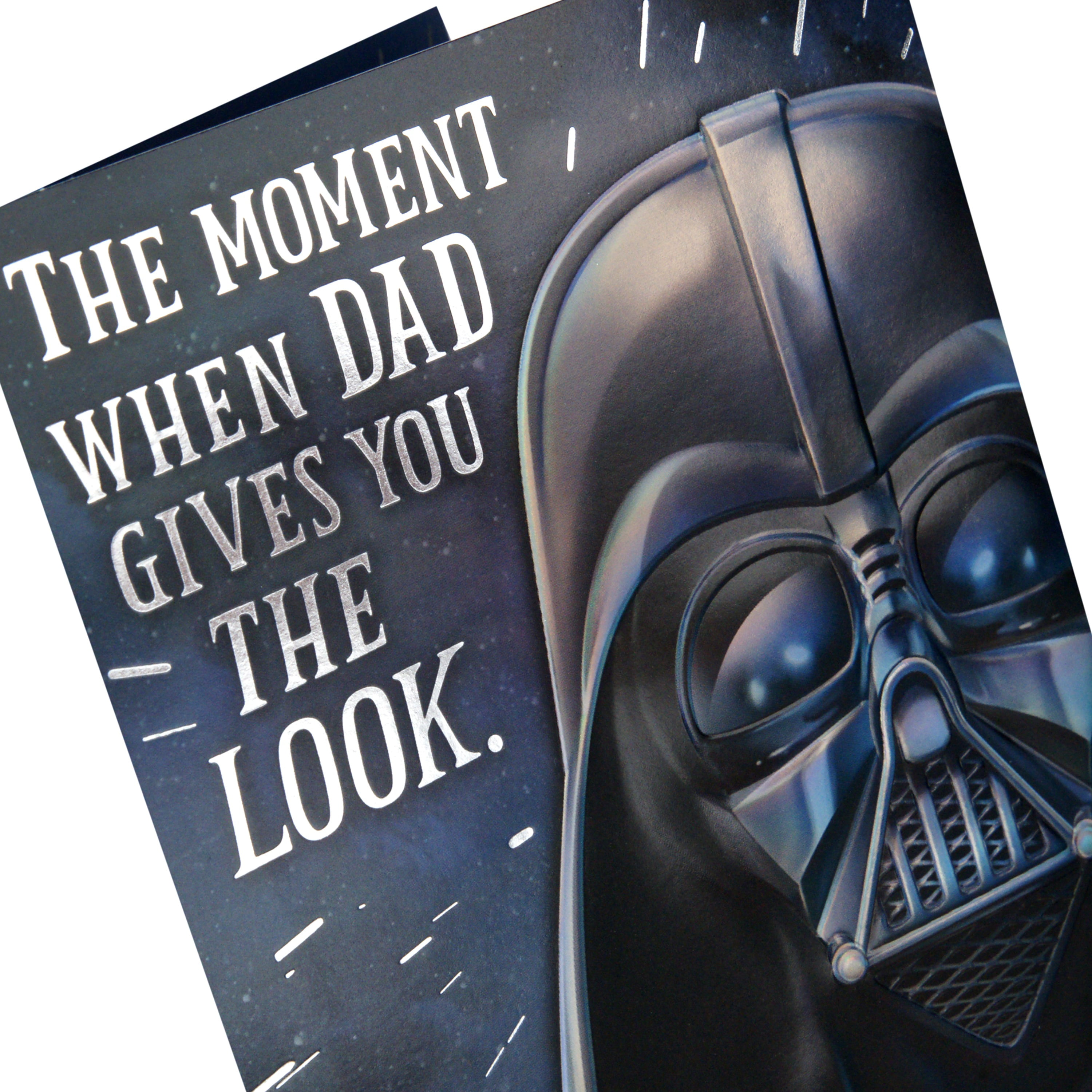 Details about   LARGE HALLMARK STAR WARS  FATHER'S DAY GREETING CARD for DAD ~ THE LOOK 