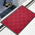 thumbnail image 4 of Extra Large Heavy Duty Door Mat - 29.53x17.72 Inch Non- Commercial Entrance Mat, Waterproof Indoor Outdoor Doormat for High Traffic Areas, Low-Profile Easy to Clean Front Door Rug, 4 of 6