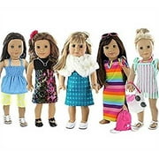 Doll Club of America 28 Piece Holiday Lot Fits 18-Inch American Girl Doll Clothes