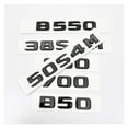 thumbnail image 2 of Glossy Black 50S4M 38S4M 40S 60S B550 850S ABS Emblem Fit For Mercedes Fit For Benz Brabus S W221 W222 W223 Car Trunk Badge Logo Sticker, 2 of 6