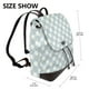 thumbnail image 2 of Fotbe Daisy Plaid Blue Mochila Bolso con Estampado para Mujer, Mochila Antirrobo de Nylon Impermeable, Bolsa Ligera de Hombro, 2 of 4