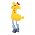 thumbnail image 1 of Juguete de peluche para perro, suave, para masticar, con chirrido, pato, elefante, interactivo, para cachorros de razas pequeñas, masticadores delicados., 1 of 8