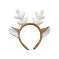 thumbnail image 2 of YOHAVEN Christmas Reindeer Antlers Headband, Cute Holiday Hair Accessories with Bow and Pom Poms, Festive Party Favors for Women Girls Holiday Photo Props, 2 of 6
