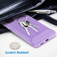 thumbnail image 7 of JETech Slim Fit Case Compatible with Samsung Galaxy S20 FE 5G 6.5-Inch, Thin Phone Cover with Shock-Absorption and Carbon Fiber Design (Light Purple), 7 of 7