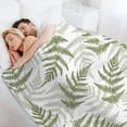 thumbnail image 6 of New Zealand Maori Fern Super Soft Blanket Flannel Throw Blanket Flannel Microfiber Blankets for Couch Bed Sofa Fluffy and Warm 60"x80", 6 of 9
