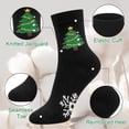 thumbnail image 2 of Loritta Secret Womens Crew Socks,7 Pairs Cotton Funny Casual Soft Dress Christmas Pattern Socks for Women Ladies Size 9-11, 2 of 7