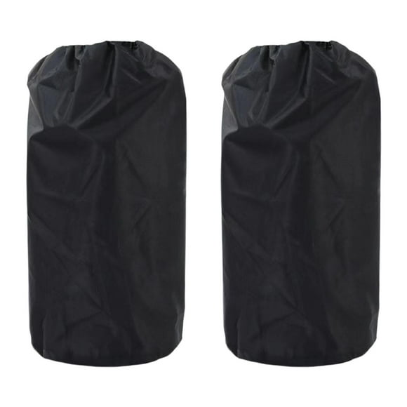 2 Fundas Para Tanque De Propano De Tela Oxford Negra Para Senderismo, Picnic, Acampada Al Aire Libre