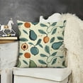 thumbnail image 2 of SHANXI Slices Cute Summer Hand Drawn Green Fruits Fruit Pillow Covers Pillowcases Home Decor Bed Couch Sofa Office Living Room Cushion 20x20in, 2 of 5