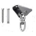 thumbnail image 2 of 450 kg de capacidad de acero inoxidable 360 ​​giratorio gancho de techo columpio, gancho de columpio, gancho de suspensión con tornillo para juegos de madera de hormigón patio de j, 2 of 5