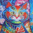 thumbnail image 4 of Gato Taladro Completo Gato Punto De Cruz Especial, Decoración De Punto De Cruz En Forma De Pintura De Diamante DIY Manualidades Ilustraciones Decoración De La Pared Del Hogar, 4 of 7
