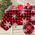 thumbnail image 1 of Mantel Smiry Christmas, vinilo impermeable, 152 x 259 cm, color negro, 1 of 7