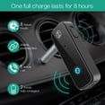 thumbnail image 3 of 2 In 1 Transmitter Receiver with Noise Cancelling Bluetooth 5.0 Receiver for Car Upgraded Aux Bluetooth Adapter 3.5mm Answer Calls for Home Stereo System Headphones Speakers, 3 of 6