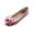 Red, variant on Round Toe Flat Ballet Shoes for Women Suede Elegant Bowknot Casual Walking Shoes Work Business Comfortable Formal Dressy Shoes Red Size 7