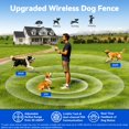 thumbnail image 2 of Valla inalámbrica para perros eayaco T810Pro con collar de adiestramiento, color verde oliva, 2 of 7