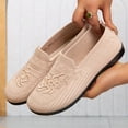 thumbnail image 7 of IEMIEMIEM Womens Orthopedic Shoes Arch Support Flower Embroidered Running Shoes Wide Slip on Non Slip Business Casual Shoes Mesh Stretch Soft 2026 Orthopedic Shoes Khaki 6.5 Wide, 7 of 7
