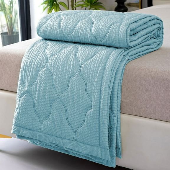 Twfbrm Cooling Blanket Air Conditioning Quilt, Cooling Blanket Keep Cool in Hot Summer, Washed Air Conditioner Quilt, Summer Cool Thin Quilt Air Conditioning Quilt