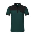 thumbnail image 1 of New Men's Collar Color - Matching Button Shirt with Chest Pocket - Fashionable and Practical, 1 of 3