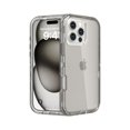 thumbnail image 1 of HAYAN for iPhone 16 Pro Case, Heavy Duty Shockproof Protection Phone Cases, Anti-Drop, Durable Triple Layer Transparent Protective Cover Compatible with iPhone 16 Pro, 6.3 inch,Crystal Gray, 1 of 1