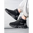 thumbnail image 3 of Men Fashion Letter Graphic High Top Sneakers School Shoes, 3 of 4
