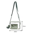 thumbnail image 2 of PENGXIANG Sac de Stade Transparent d'Été Sac de Plage en PVC Transparent Décontracté avec Petit Porte-Cartes, 2 of 9