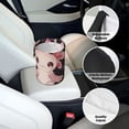 thumbnail image 6 of Wukai Cute Axolotl Sakura Blossoms Print Car Trash Can - Easy to Clean Hanging Garbage Bin - Removable Liner - Leak-Car Garbage Can - Waterproof Trash Can for Car and SUV, 6 of 7