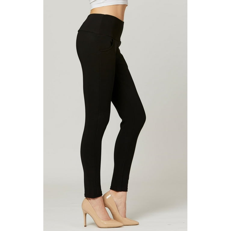 Conceited Women's Energize Stretch Ultra Soft Ponte Dress Pants