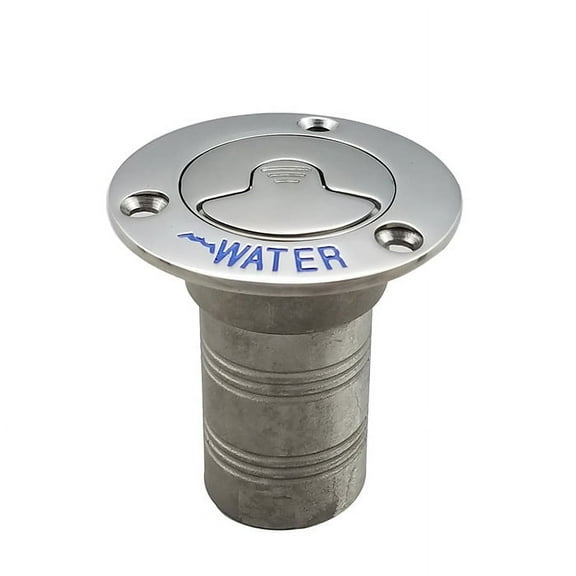 White Water 6006SEU-FT Stainless Flip Tab Steel Deck Fill, Water 1-1/2"