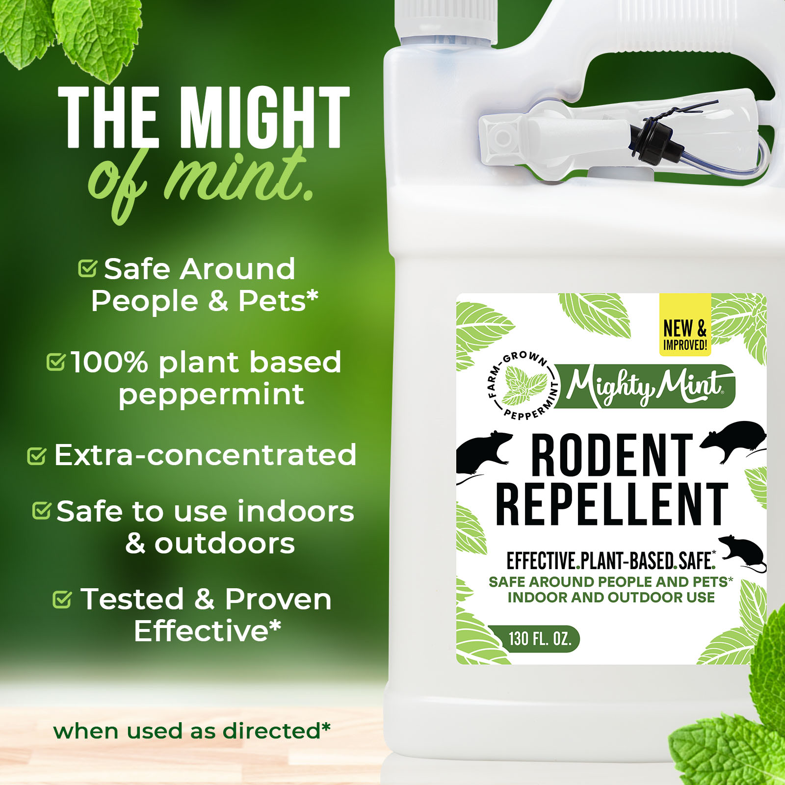 Mighty Mint Rodent Repellent Spray, 130 oz photo 7