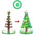thumbnail image 2 of Árbol mágico del Día del Árbol de 2 piezas, árbol de crecimiento mágico de papel de cristal para decoración de niños, juguetes educativos y de fiesta divertidos (verde), 2 of 5
