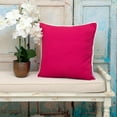 thumbnail image 3 of Parkland Collection Transitional Solid Pink Square 16" x 16" Pillow, 3 of 8