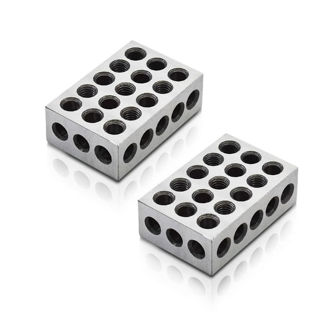 Bloques de precisión findmall 246 2-4-6 23 agujeros .0002 Machinist