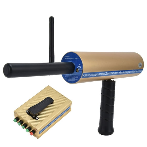 Détecteur de Métaux, 100V à 240V Haute Stabilité Pratique Efficace 1000 Mètres Gold Finder Haute Sensibilité pour la Recherche de Métal US Plug, Fiche EU, Fiche UK