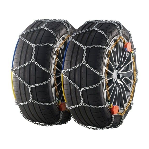 Quick-Fit Anti-Slip Snow Chains - Self-Tensioning Diamond Mesh for Safe Driving