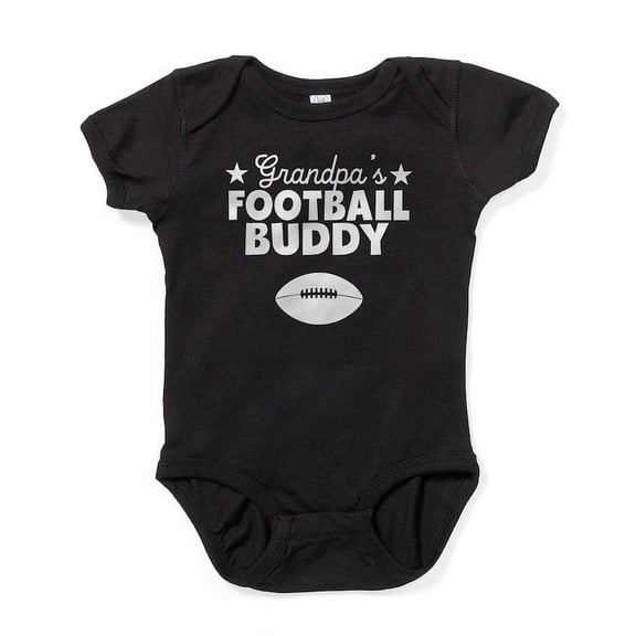CafePress - Grandpa's Football Buddy - Cute Infant Bodysuit Baby Romper - Size Newborn - 24 Months