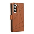 thumbnail image 4 of Nalacover Case for Samsung Galaxy S23 FE - Card Holder PU Leather Flip Wallet Cover with Magnetic Clasp Stand Hand Strap, Soft TPU Inner Shockproof Anti-Scratches Case for Galaxy S23 FE, Brown, 4 of 10
