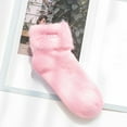 thumbnail image 2 of UJNDER Women's Extra Warm Thermal Socks Lined Cozy Socks for Winter Snow Hot Pink, 2 of 4