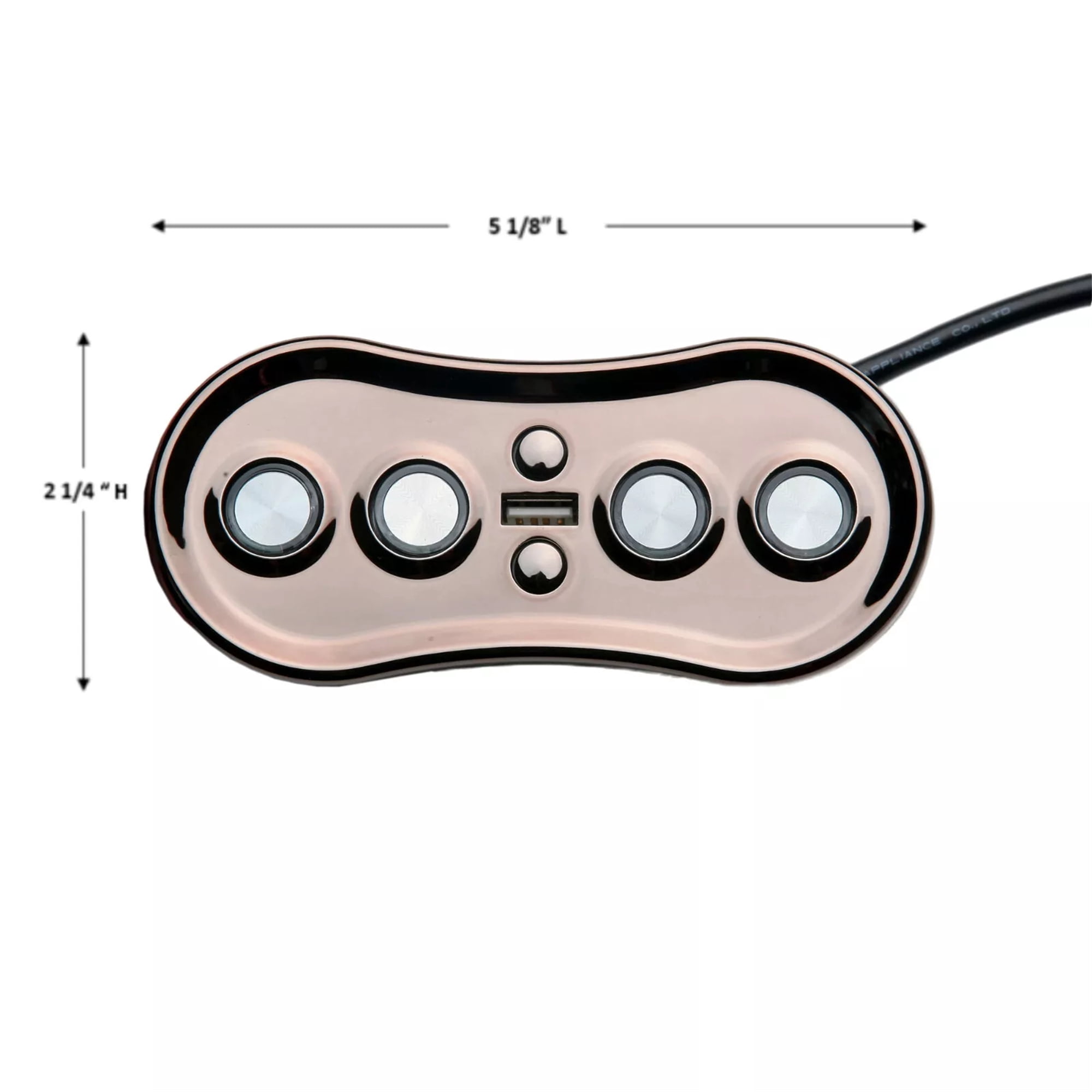 Power Recliner Lift Chair Mulin MLSK46-C (R) Switch Power Recliner 6 Button 5 Pin Hand Control Replacement with USB