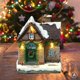 thumbnail image 4 of Navidad size led Decoración de Estatua para de Navidad Festivales de inauguración de de interior Pu izquierda Yotijar Casa de miniaturas de resina, 4 of 9