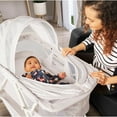 Dream On Me Karley in Cool Grey, Lightweight Portable Baby