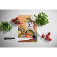 thumbnail image 2 of Westie Autumn Glass Cutting Board Large, 2 of 2
