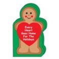 thumbnail image 4 of SHAPES ETC. Large Notepad - Gingerbread Man, 4 of 5