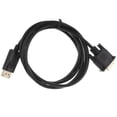 thumbnail image 1 of Adaptador DP a VGA Hugo Negro 1.8m/6ft, 1 of 9