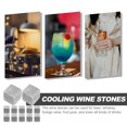 thumbnail image 5 of WRISTBIQUE 12Pcs Beverage Cooling Stones Grey Marble Reusable for Whiskey Lovers and Adults Gifting, 5 of 8
