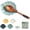Midnight Navy, variant on Ceramic Leaf Spoon Rest for Stove Top & Coffee Bar, Cute Spoon Holder for Kitchen Counter, Kitchen Decor & Cooking Utensil Rest (Sunset Orange)